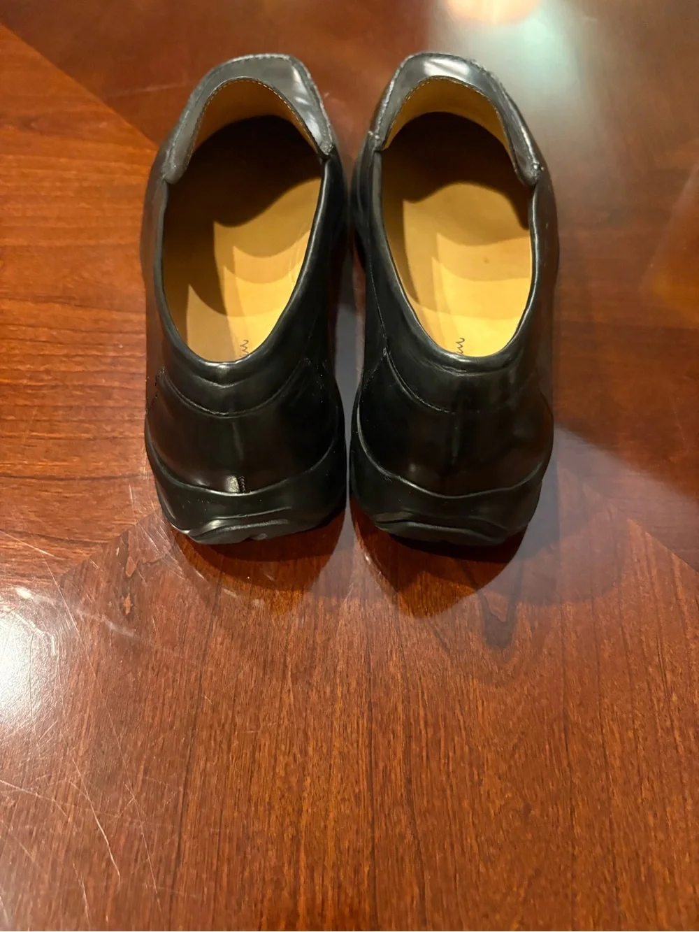 Cole Haan Black Leather Slip-On Loafers